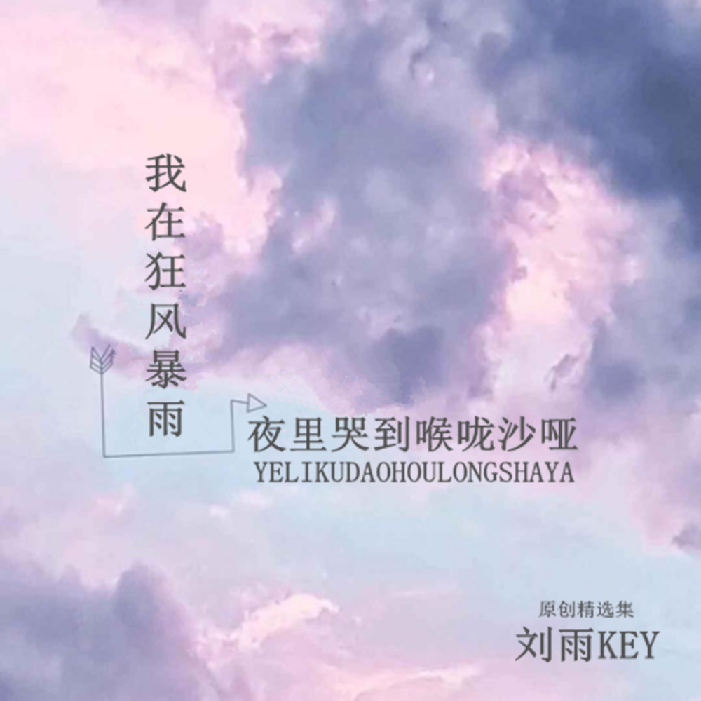 我在狂风暴雨夜里哭到喉咙沙哑